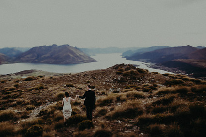 New Zealand mountaintop elopement Inspiration