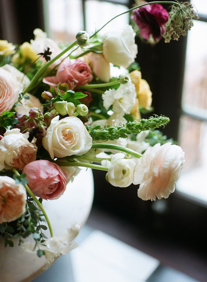 Dramatic floral wedding inspiration Inspiration