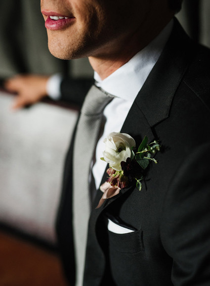 Beckett and Robb grooms suit