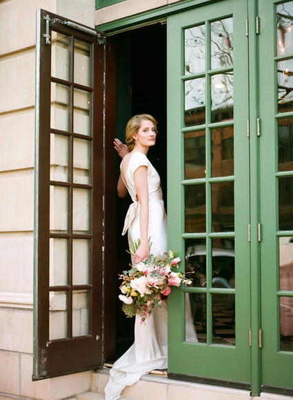Dramatic floral wedding inspiration Inspiration