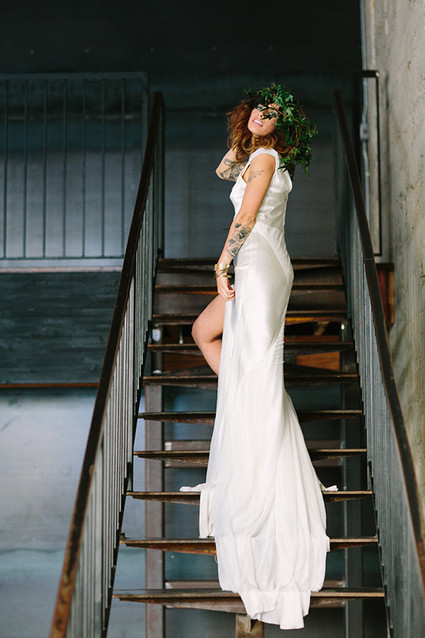 Emerald and gold bridal inspiration