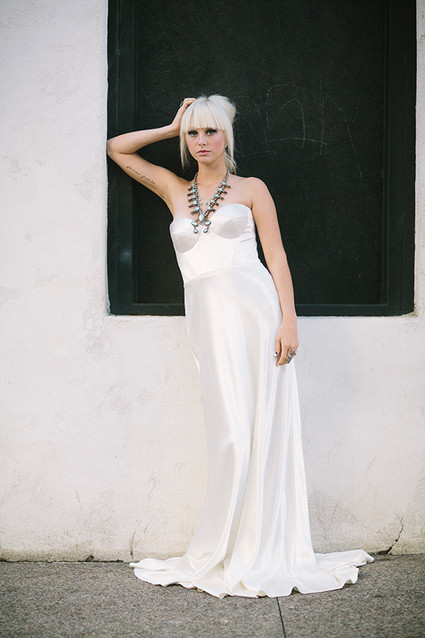 Modern wedding dress