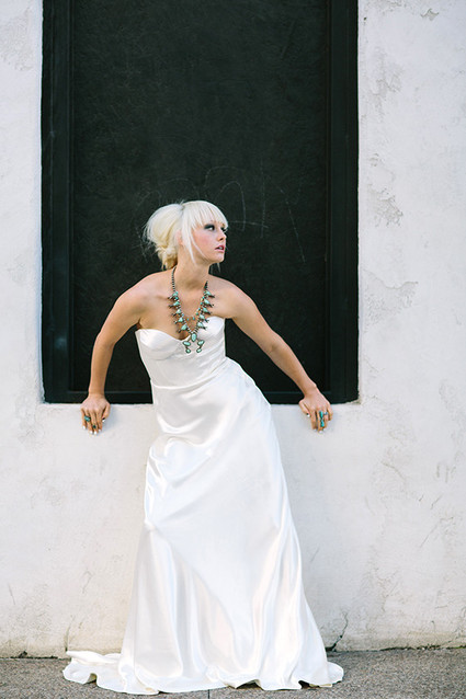 Modern wedding dress