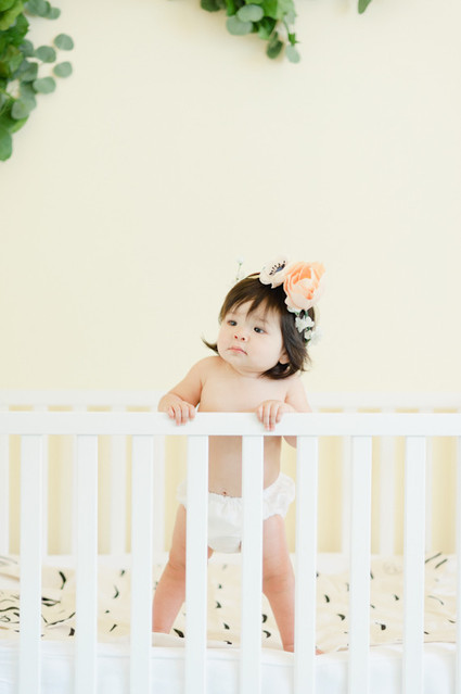 Floral baby girl party