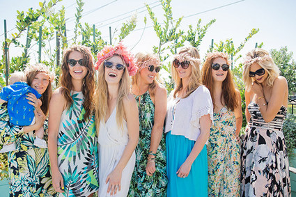 Aloha themed bridal shower