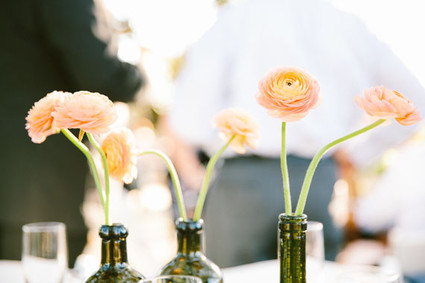 Flowers in bottles