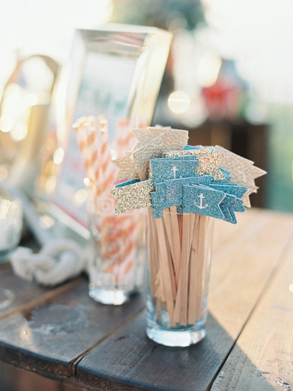 Nautical cocktail stirrers