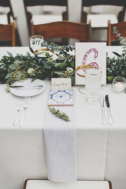 Art Deco place setting
