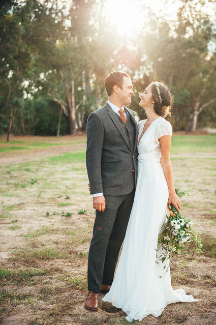 Ojai Rancho Inn Wedding Portrait