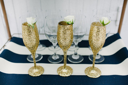 Gold Wedding Cocktails Inspiration