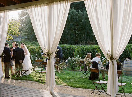 California vineyard wedding