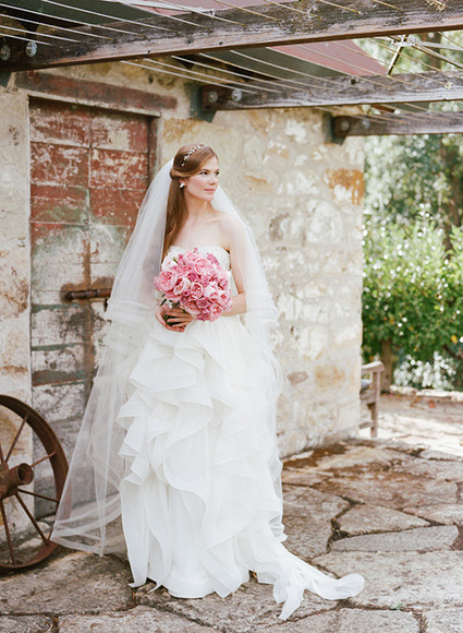 Long bridal viel