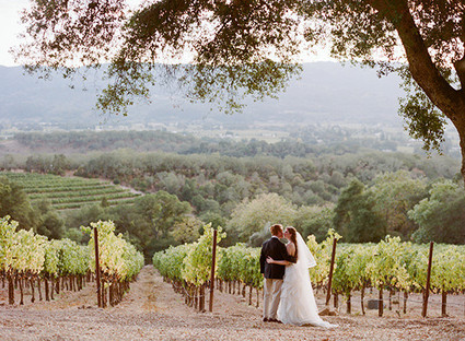 California vineyard wedding