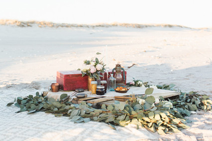 Beach picnic
