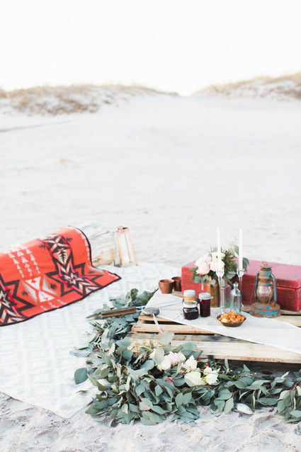Beach picnic
