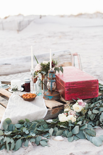 Beach picnic
