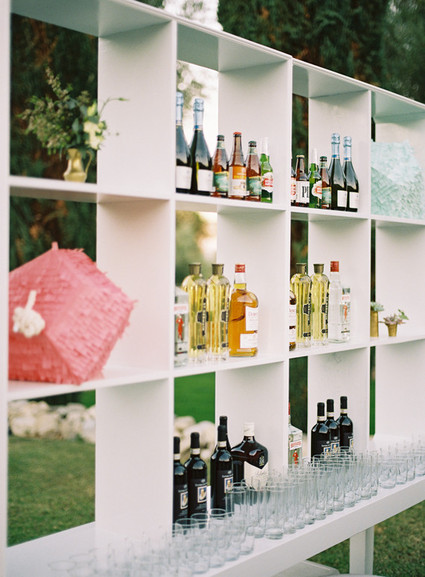 Wedding bar decor