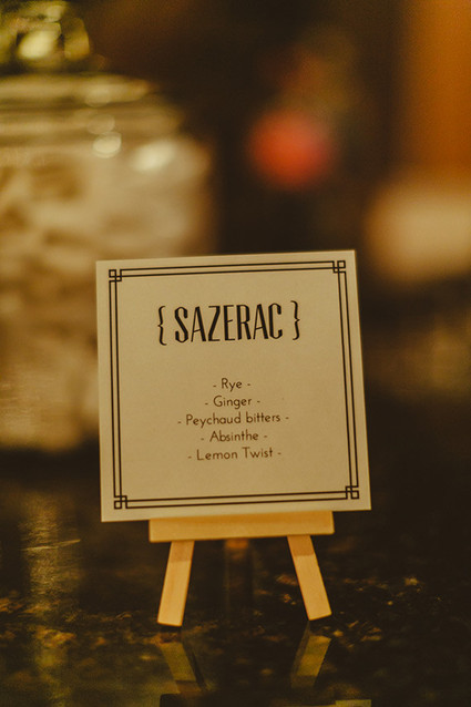 Drink menu
