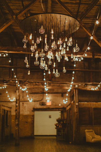 Wedding loft lighting