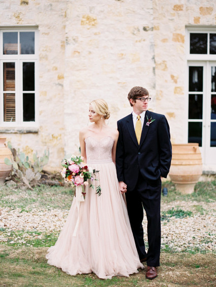 Spring garden editorial portrait