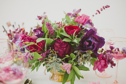 Purple bohemian flowers