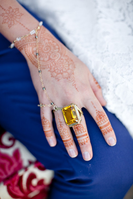 Rustic Moroccan bridal accessories