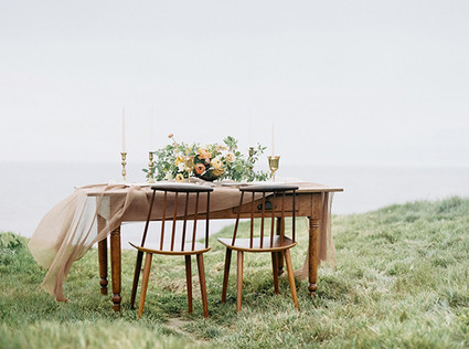 Organic coastal wedding inspiration Inspiration