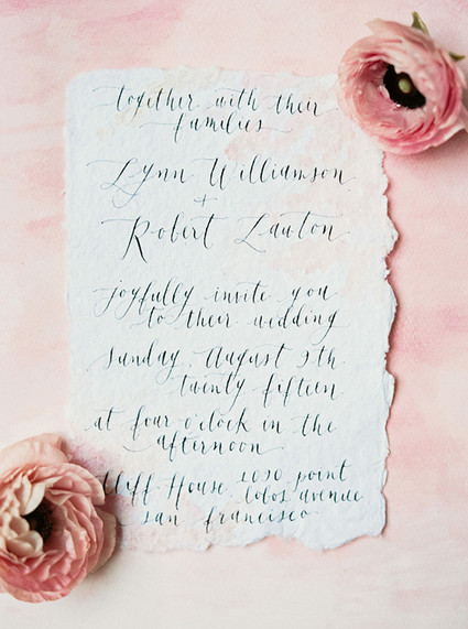 Watercolor invitations
