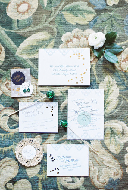 St. Patrick's Day wedding invitation