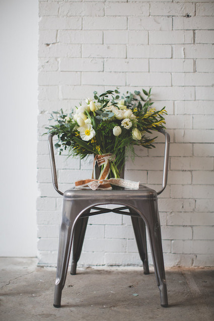 Green and white bouquet