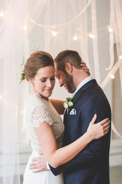 Vintage wedding portrait
