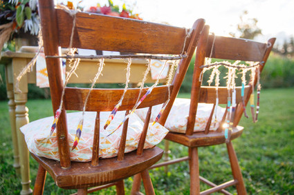 Southwest bohemian chair decor