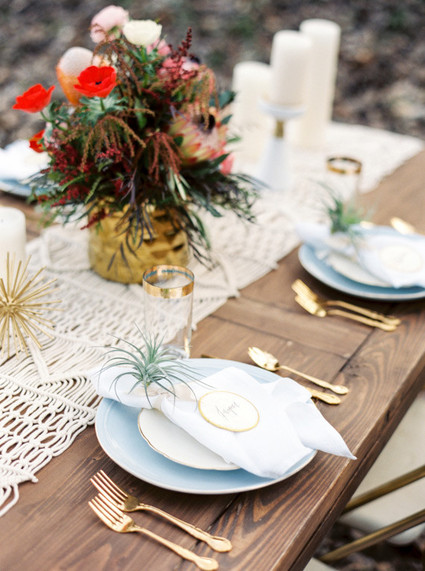 Modern Bohemian Wedding Inspiration Inspiration