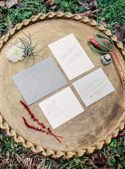 Modern Bohemian Wedding Inspiration Inspiration