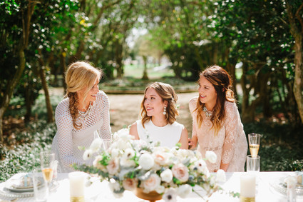 Louisiana garden bridal luncheon