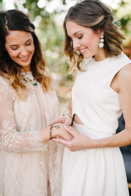 Bridesmaid gift charm braclet