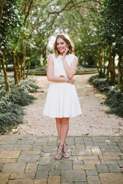 Louisiana garden bridal luncheon