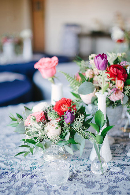 Vintage Oklahoma Wedding Floral Decor