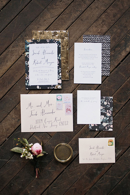 Industrial Wedding Invitation Inspiration