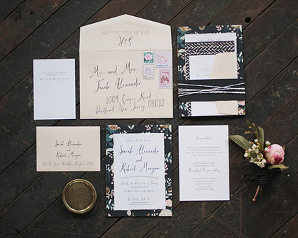 Industrial Wedding Invitations Inspiration