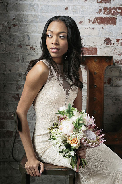 Industrial Wedding Bride Inspiration