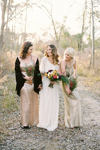 Bohemian bridesmaid