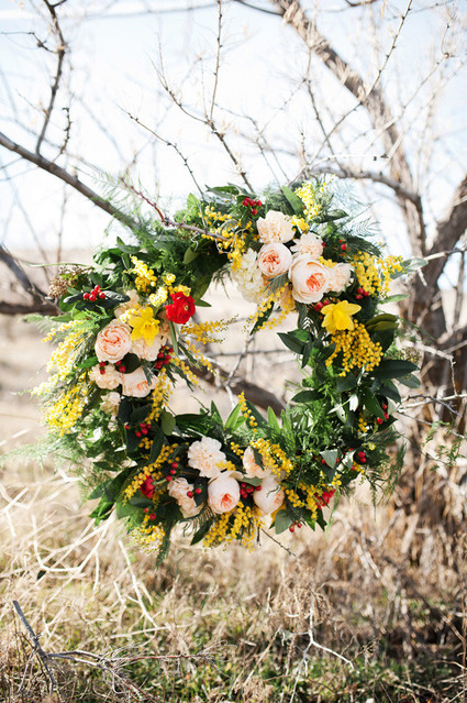 Colorful Vintage Wedding Florals Inspiration