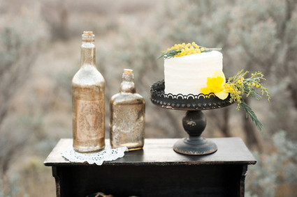 Volkswagen Bus Editorial Vintage Wedding Cake Inspiration