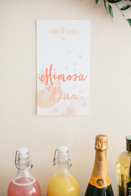Easter Brunch Mimosa Bar Inspiration