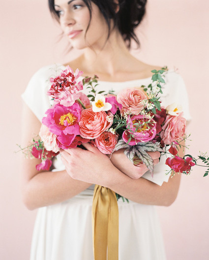 Modern Spring Pink Bouquet Inspiration