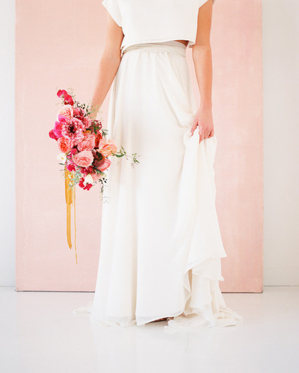 Modern Spring Pink Bouquet Inspiration