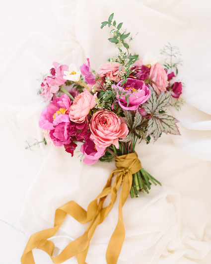 Modern Spring Pink Bouquet Inspiration