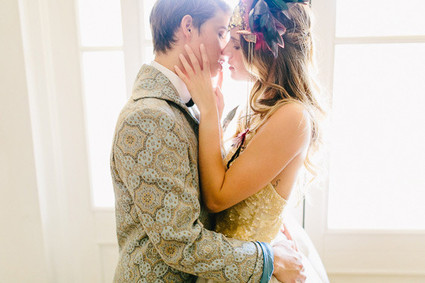 Modern Romeo & Juliet Wedding Portrait