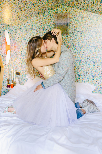 Modern Romeo & Juliet Wedding Inspiration Portrait